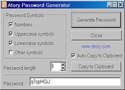 Télécharger Atory Password Generator gratuit